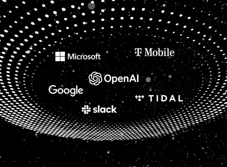 The partner companies contributing experiences to the Ai Pin at launch.