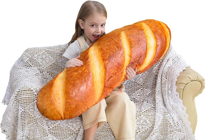 Wepop Simulation Bread Shape Pillow