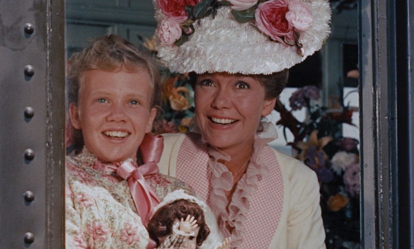 Pollyanna and Aunt Polly in the final scene of 'Pollyanna.'