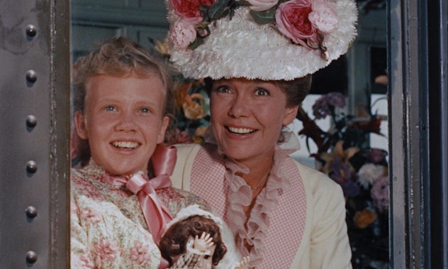 Pollyanna and Aunt Polly in the final scene of 'Pollyanna.'