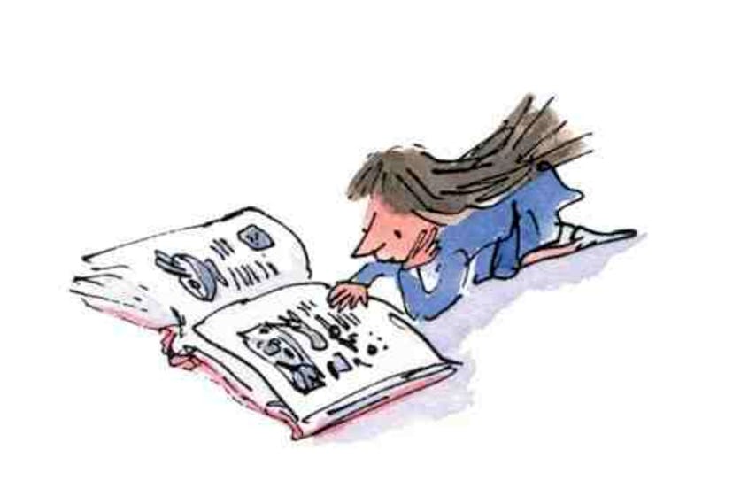 Original illustration of Matilda by Quentin Blake