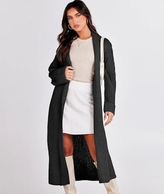 ANRABESS Knit Long Cardigan