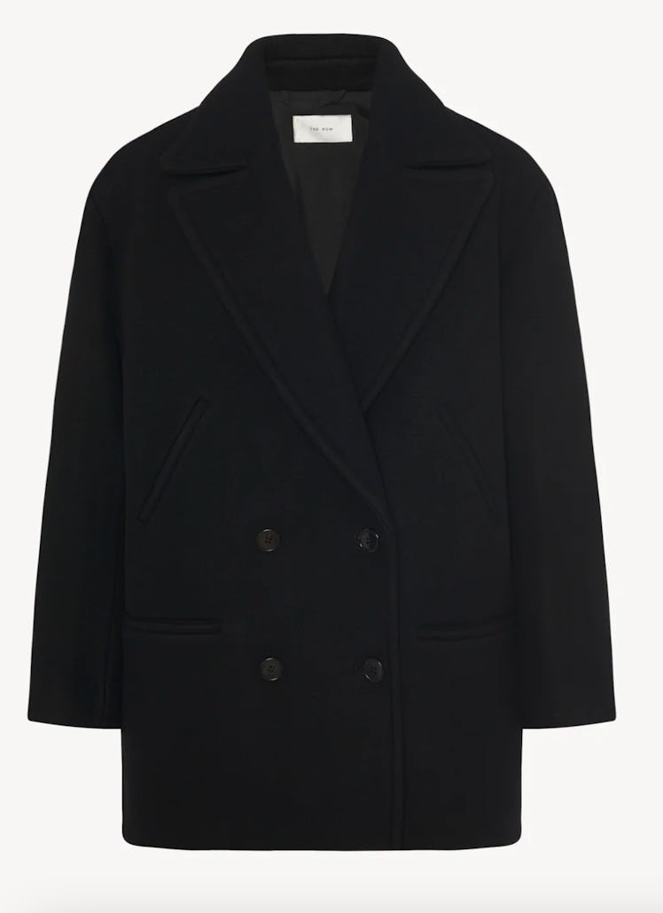 black pea coat