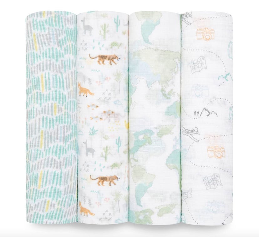 4-Pack Swaddle Blankets
