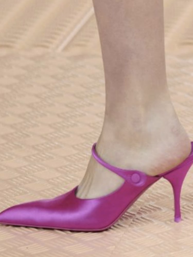 Prada shoe on SS24 runway show