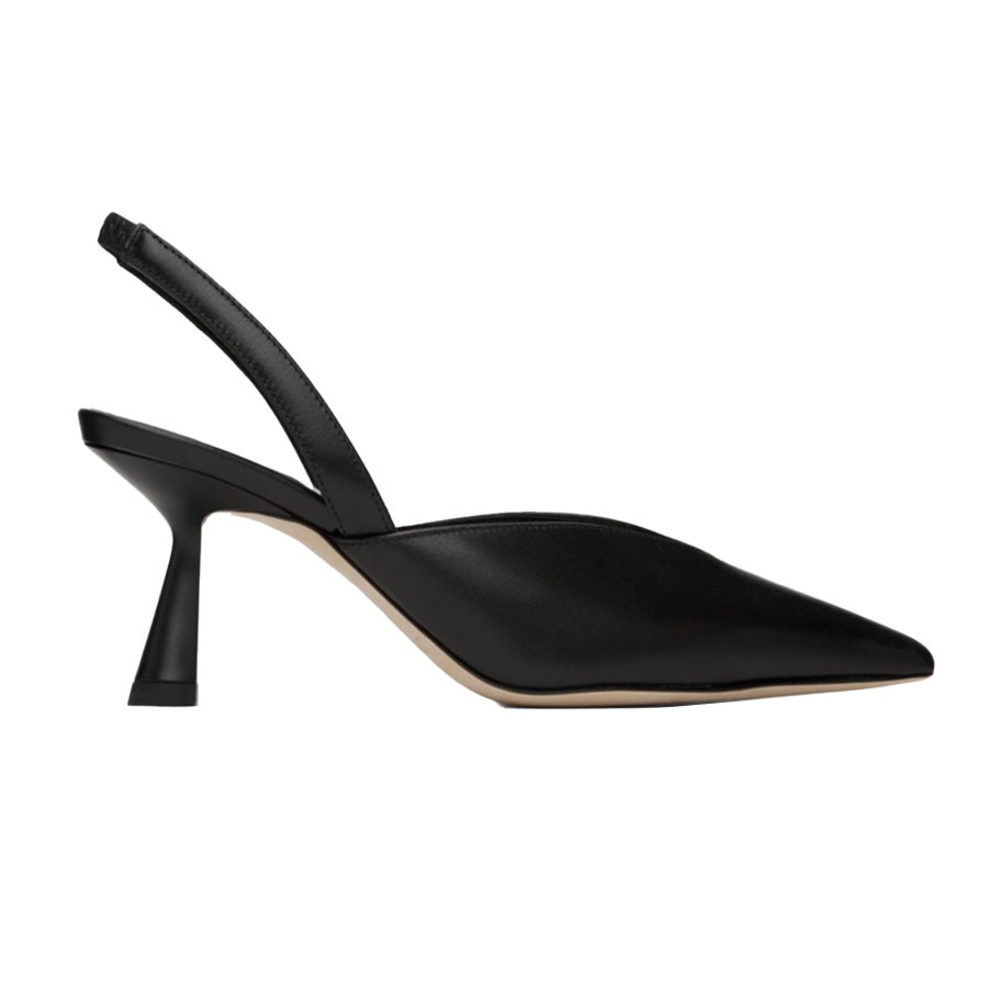 Miu Miu Patent Bow Kitten-Heel Slingback Pumps