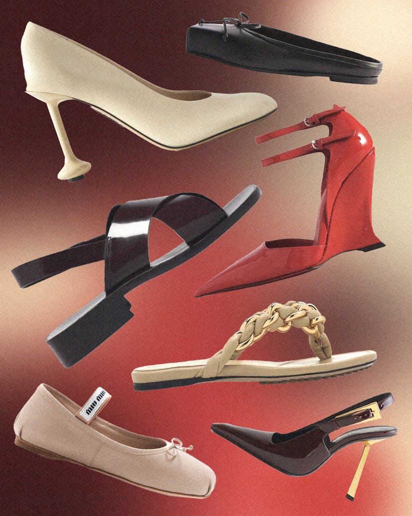 Trending shoe styles from the Spring 2024 runways