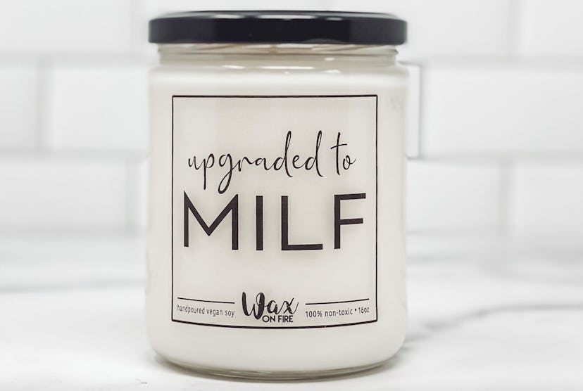 "Upgraded To MILF" 9-Oz Candle