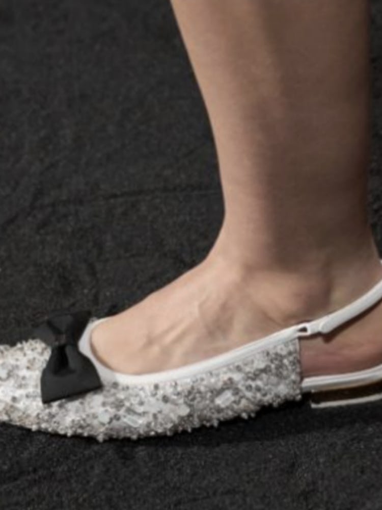 Chanel shoe on SS24 runway show