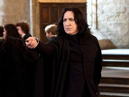 Alan Rickman as Professor Snape. 'Harry Potter' fans discover a mind-blowing Easter egg about Snape ...
