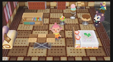 screenshot of Grace's store in Animal Crossing: City Folk
