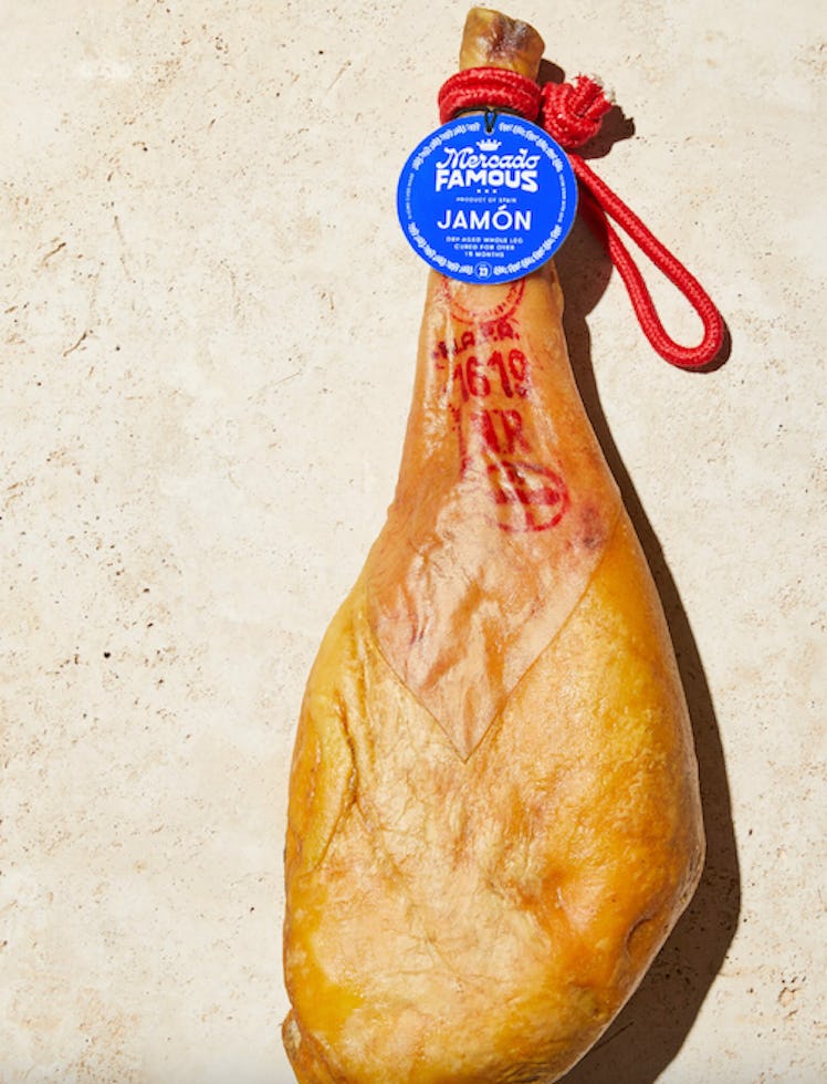 Mercado Famous Whole Jamon Serrano