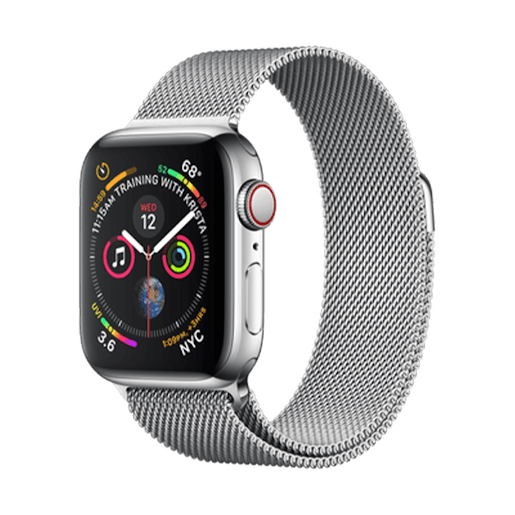 Apple Watch Stainless Steel Case with Milanese Loop 40mm