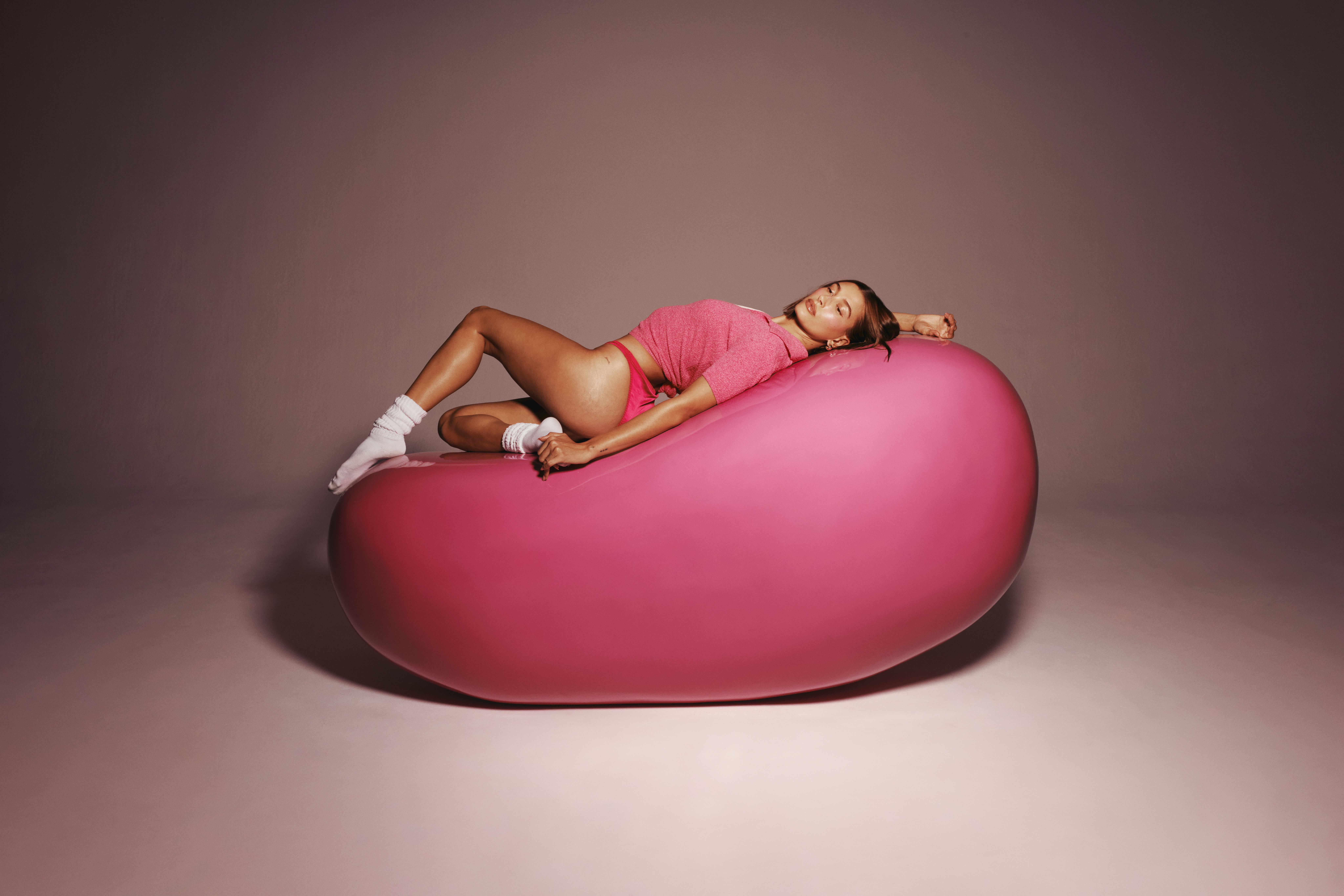 Hailey Bieber stars in a new Rhode campaign.