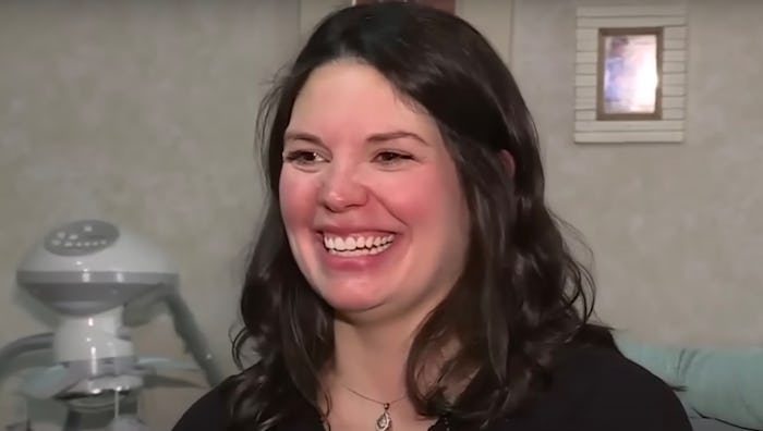A woman with a double uterus.