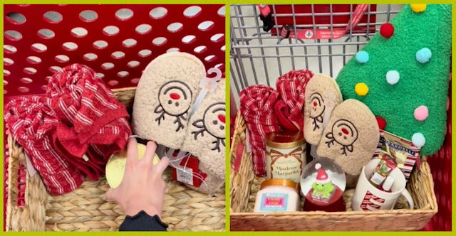 As TikTok Mom Emily Gomez illustrates, "jingle baskets" are a trendy new holiday tradition.