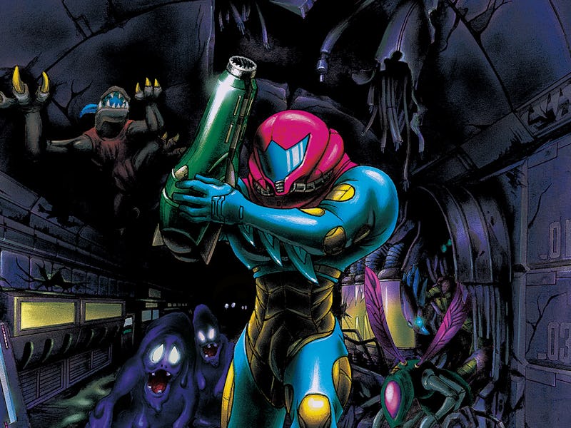 Metroid Fusion key art