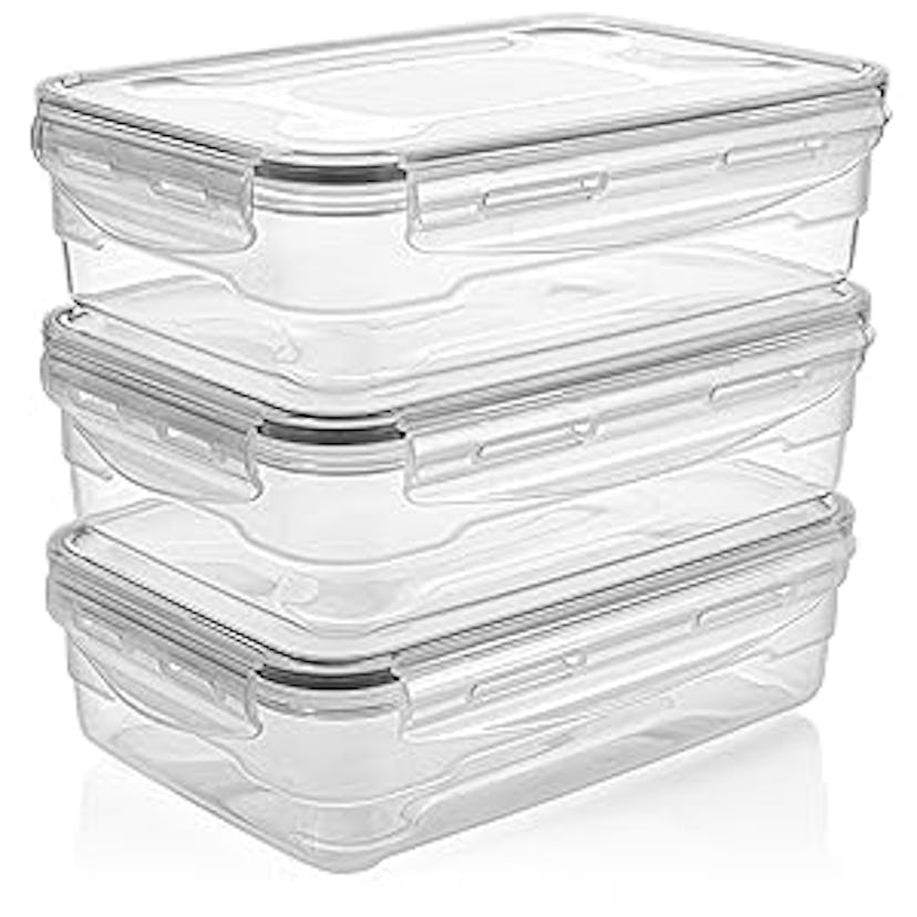 Homemaid Living Premium Airtight Plastic Storage Containers (Set of 3)