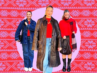How To Style A Chunky Red Sweater For Every Kind Of Holiday Event