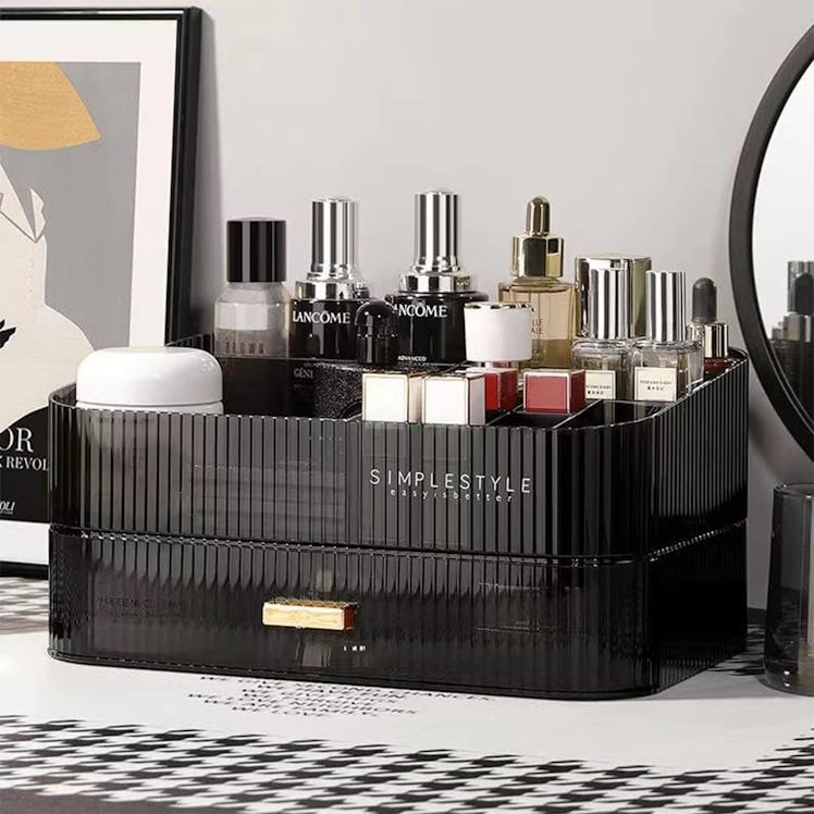 MIUOPUR Makeup Organizer with Stackable Drawers