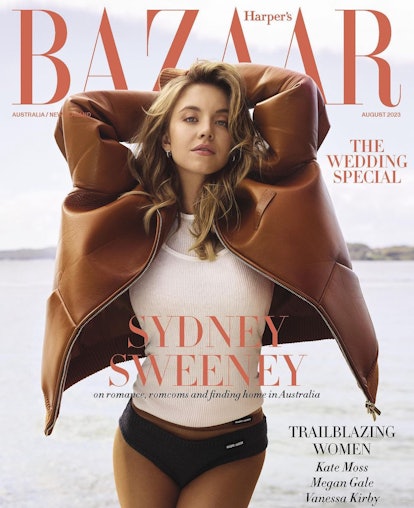 Sydney Sweeney wore pantsless looks for her two 'Women's Health' December issue covers
