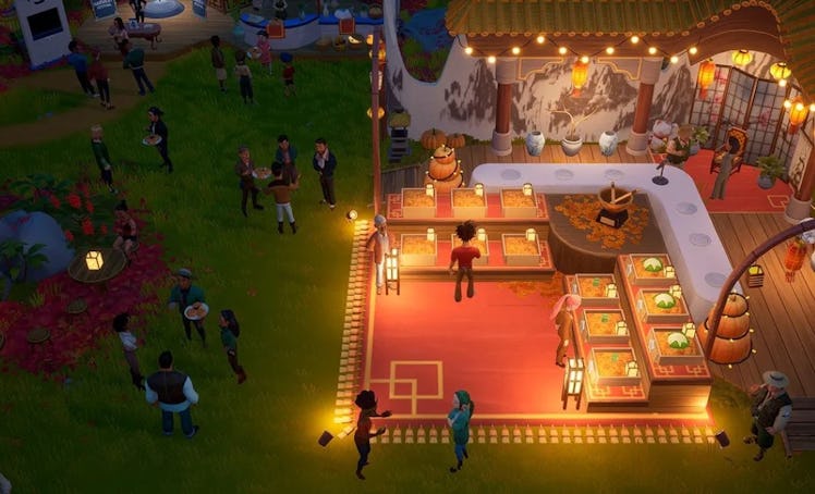 Coral Island screenshot shows a festival