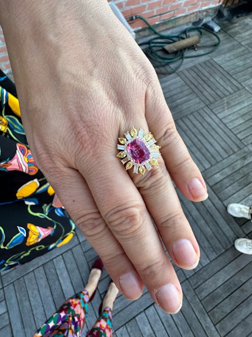 Katie Sturino Serpentine Jewels engagement ring