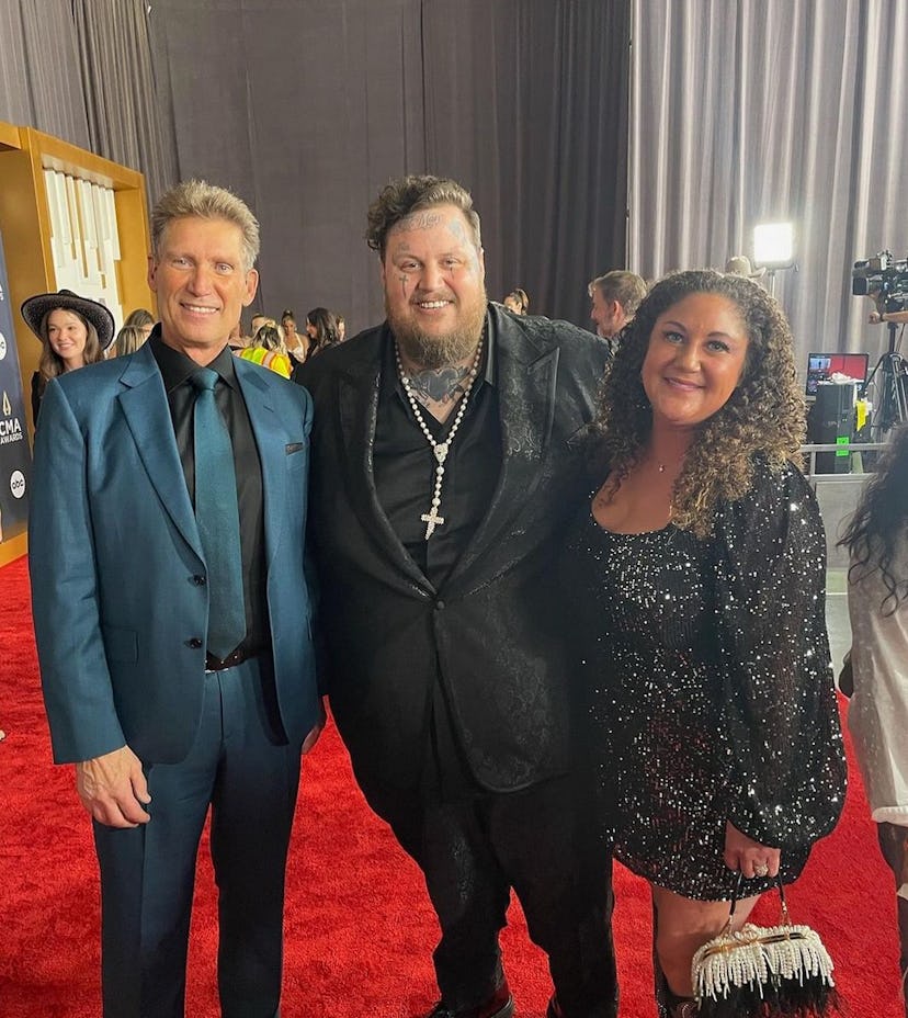 Gerry and his daughter at the CMA Awards. Screenshot via Instagram