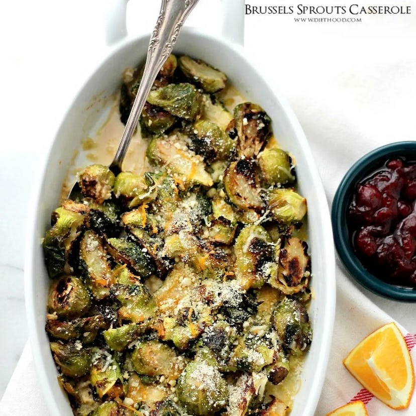 bacon and cheese brussels sprouts