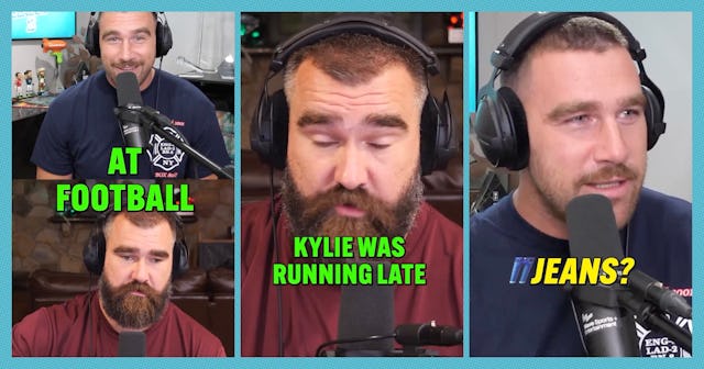 Travis Kelce became a champion for burnt out moms everywhere when he stepped in to defend Jason Kelc...