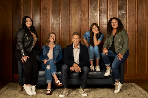 Golden Bachelor Gerry Turner with his daughters and granddaughters. Photo via ABC