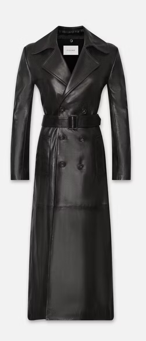 Celebrities Have Crowned the Leather Trench Coat the Jacket of the