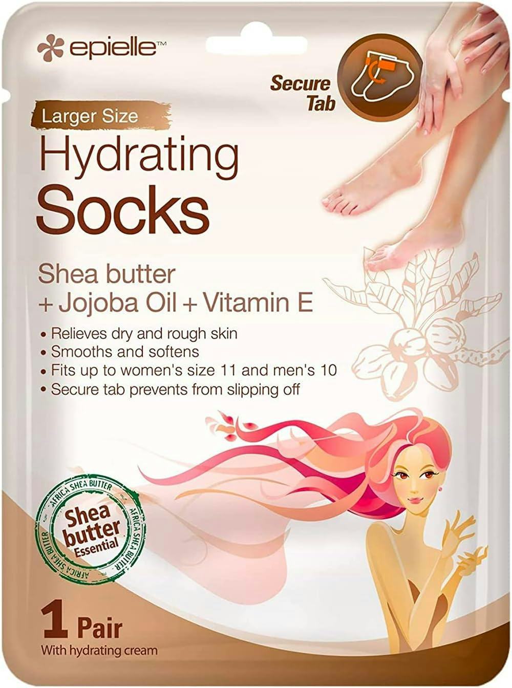 Epielle Hydrating Foot Masks (6-Pack)