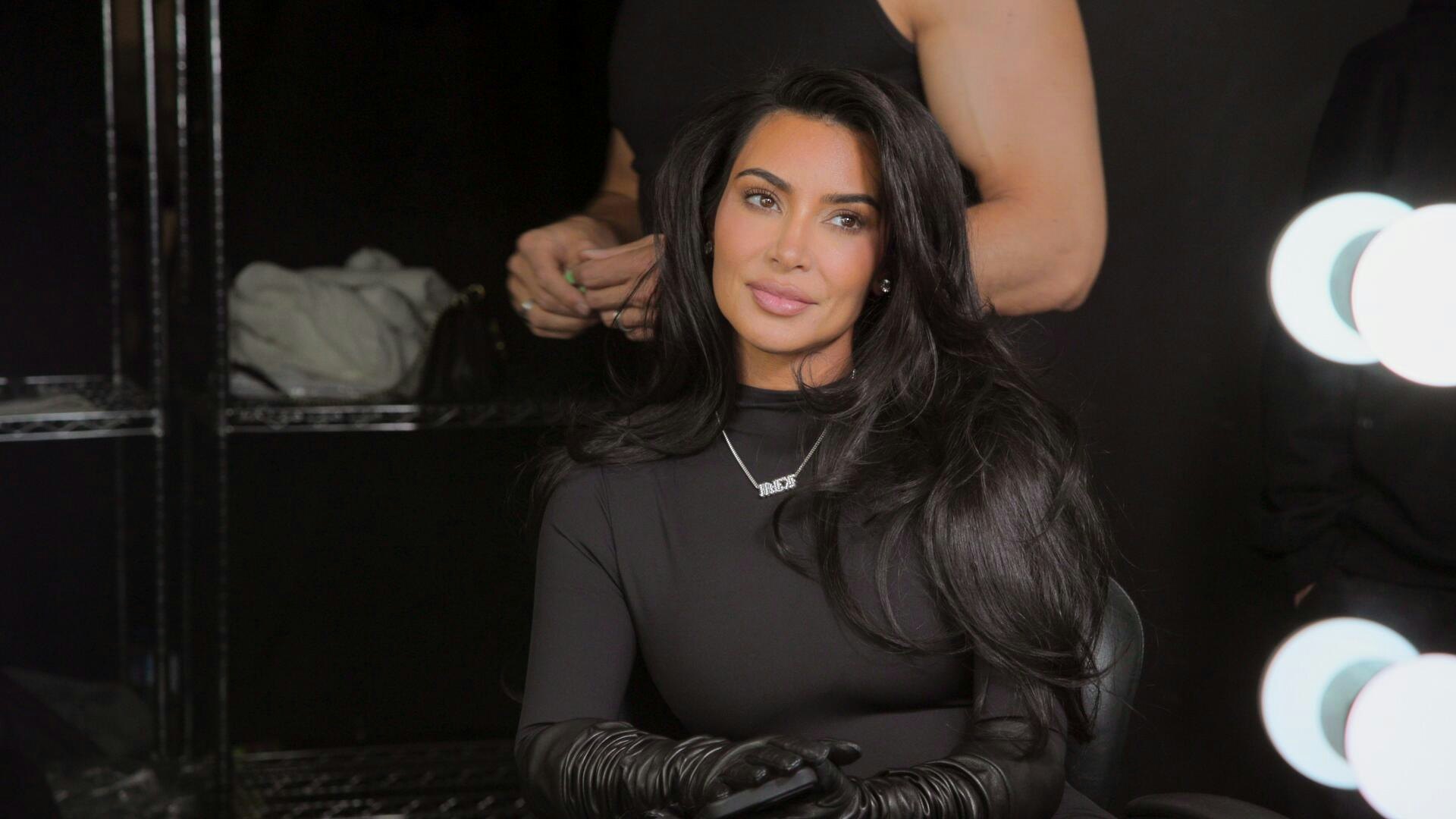 Kim Kardashian Visits Her SKIMS Pop-Up Shop After Becoming a