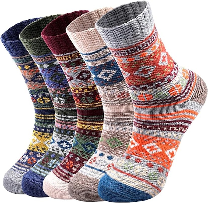 fauson Wool Socks (5 Pairs)