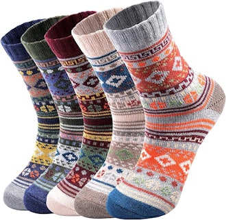 fauson Wool Socks (5 Pairs)