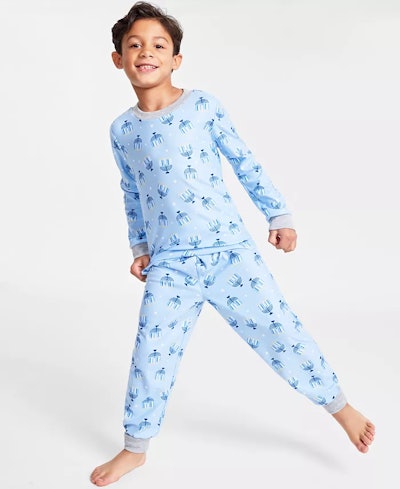 Matching Toddler, Little & Big Kids Hanukkah Pajamas Set