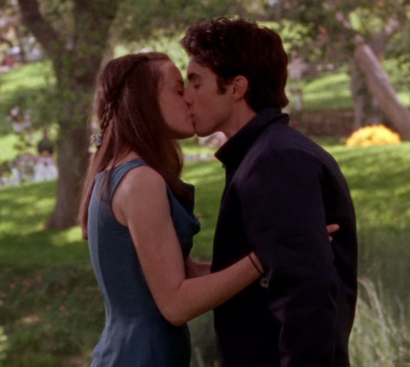 Rory and Jess on ‘Gilmore Girls.’ Screenshot via Netflix