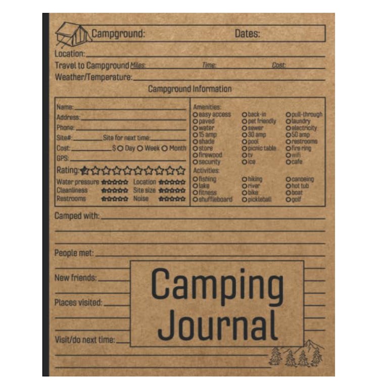 Bri Travel Creations Camping Journal