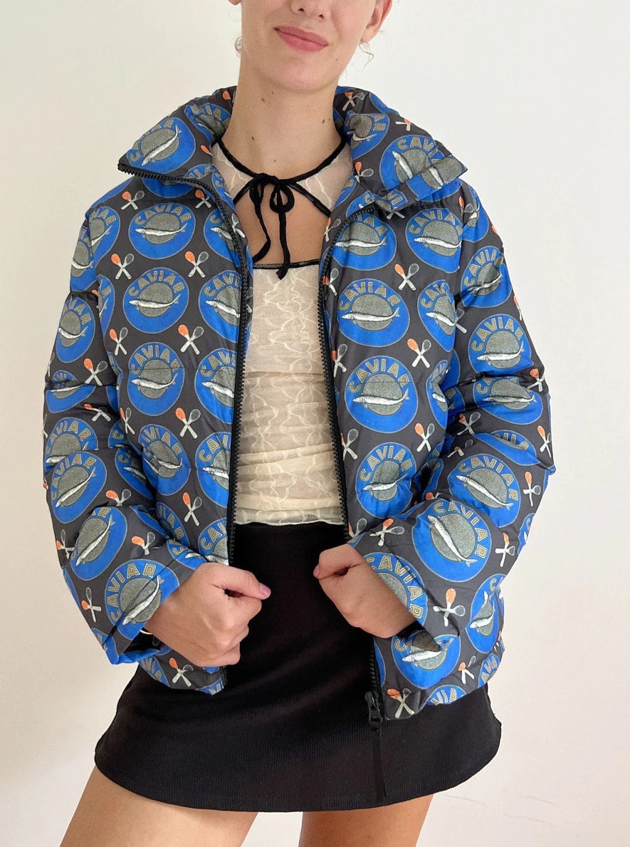 The Printed Puffer Jackets That Lift My Mood All Winter