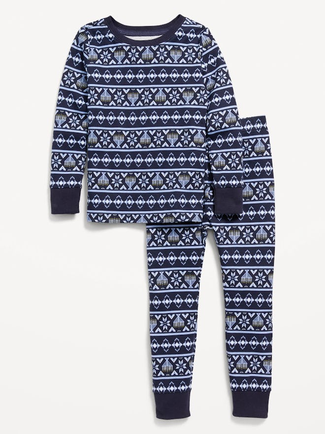 Matching Unisex Printed Snug-Fit Pajama Set for Toddler & Baby