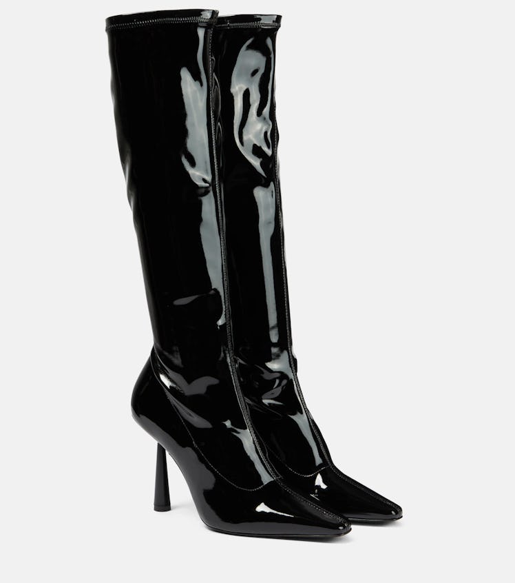 Rosie 8 Faux Leather Knee-High Boots