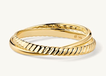 gold double ring