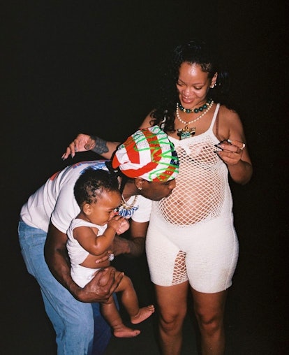 A$AP Rocky celebrated Father's Day 2023 by sharing rare Instagram photos with Rihanna and their son,...