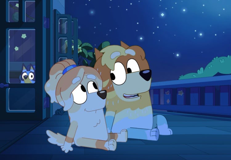 Aunt Frisky and Uncle Rad share a moment under the stars.