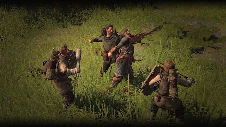 screenshot of combat in Wartales