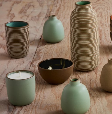 A photo of ceramics at Heath Ceramics