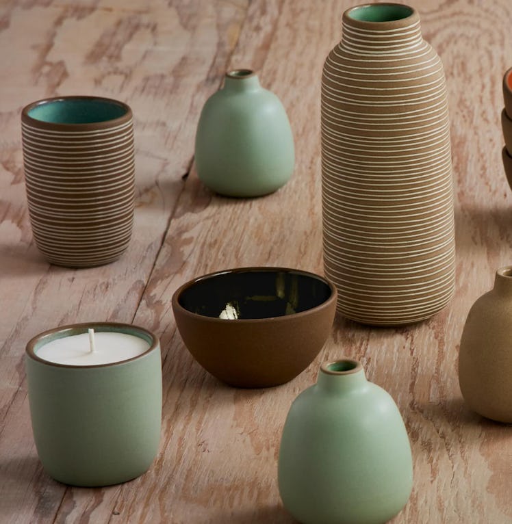 A photo of ceramics at Heath Ceramics
