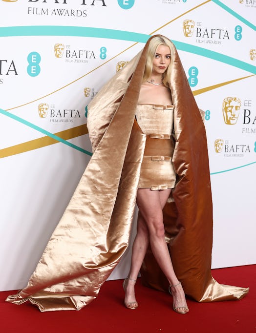  Anya Taylor-Joy attends the EE BAFTA Film Awards 2023 at The Royal Festival Hall on February 19, 20...