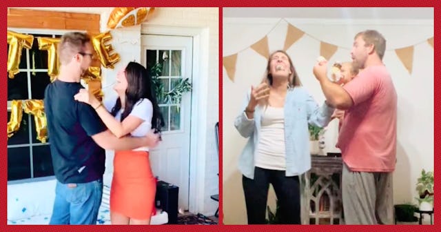 A mom went viral after she recorded her reaction to the gender reveal of her second child, noticing ...